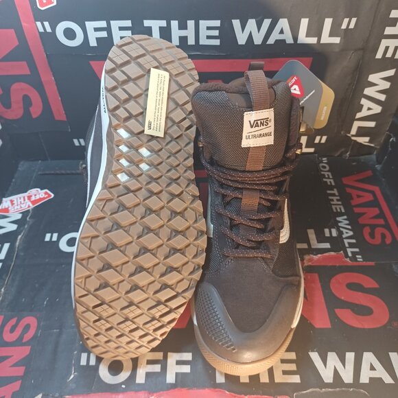 Vans Men's 9/Women's 10.5 Ultrarange Exo Hi MTE 2 Demitasse Brown Boots - Picture 8 of 14